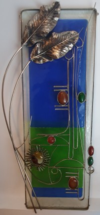 Shakil Ismail, 10 x 25 Inch, Casted Glass Metal Work, Sculpture, AC-SKL-256